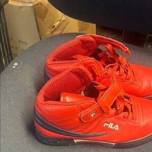 Fila Kids Bright Red Sneakers
